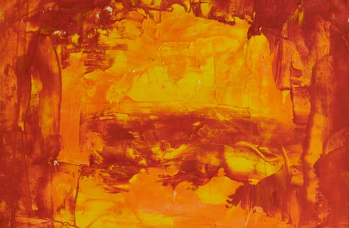 橙色抽象绘画照片 · 免费素材图片