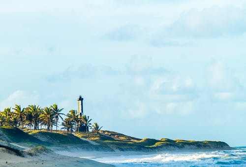 白天海滩风景 · 免费素材图片