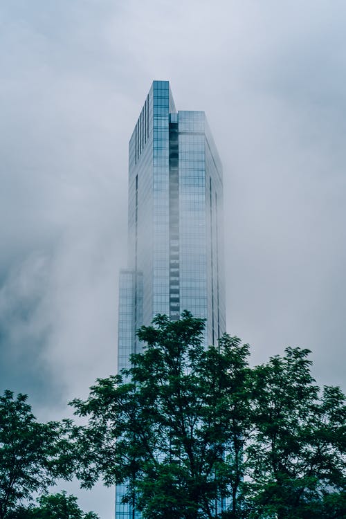 高层建筑与雾 · 免费素材图片