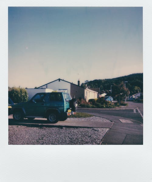 蓝色车 · 免费素材图片
