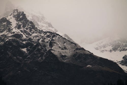 落基山脉与雪 · 免费素材图片