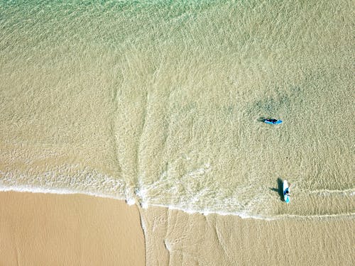 空中射击的海滩 · 免费素材图片