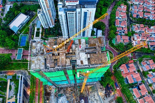 城市建筑鸟瞰图 · 免费素材图片