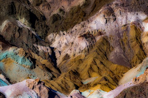 死亡谷的彩虹山 · 免费素材图片