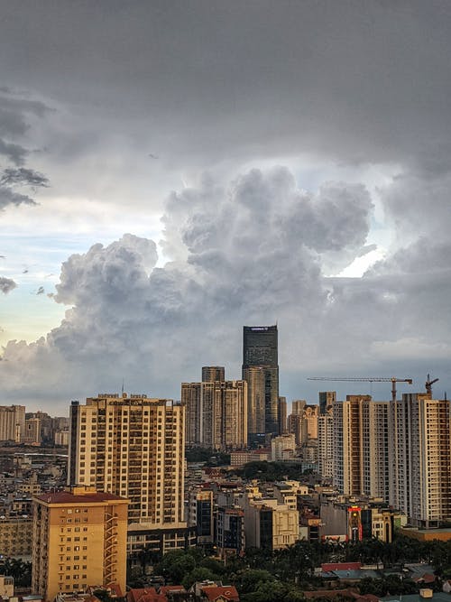 有关垂直拍摄, 城市, 天空的免费素材图片