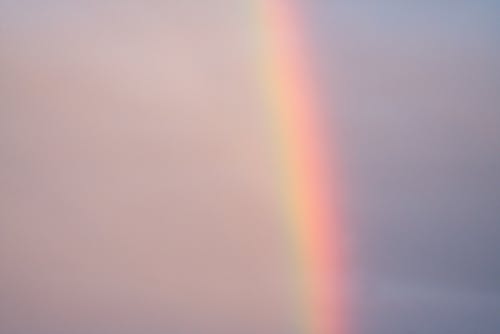 自然无云的狡猾的彩虹 · 免费素材图片