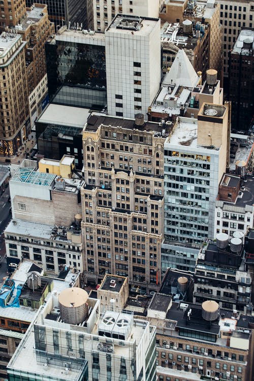 纽约市的旧和现代多层房屋外墙 · 免费素材图片