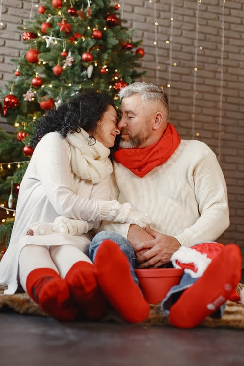 有关一起, 吻, 圣诞毛衣的免费素材图片