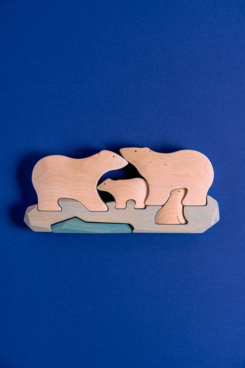 有关北极熊, 木雕, 林学的免费素材图片