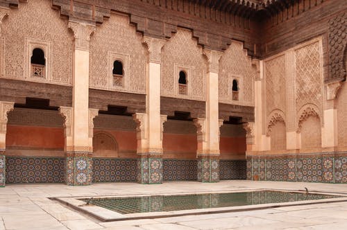 有关ben youssef madrasa, 伊斯兰教, 信仰的免费素材图片