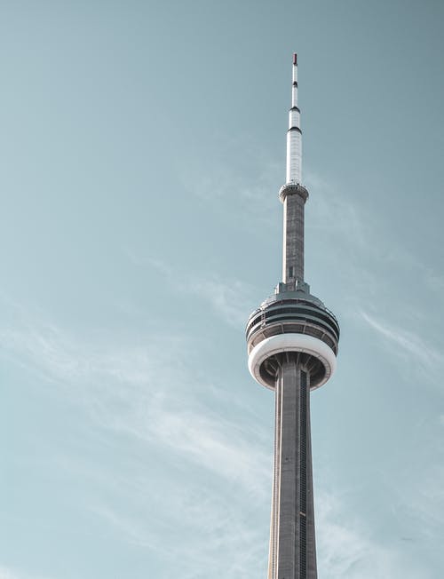 有关低角度拍摄, 加拿大, 加拿大国家电视塔的免费素材图片