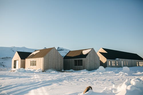 有关下雪的, 住宅, 冬季的免费素材图片
