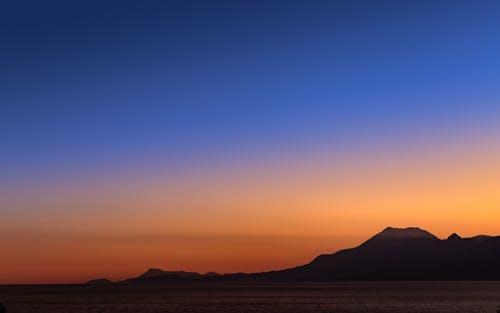 有关剪影, 地平线, 梯度的免费素材图片