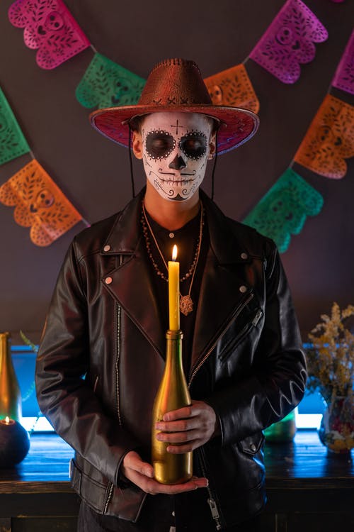 有关dia de los muertos, 人, 侧面图的免费素材图片