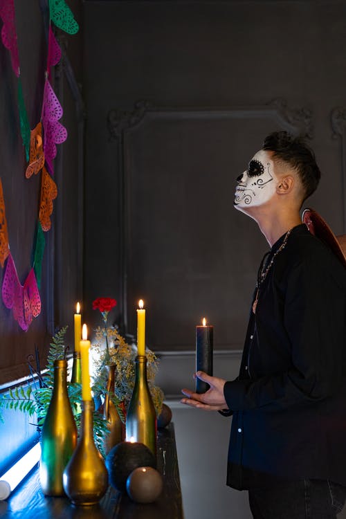 有关dia de los muertos, 人, 侧面图的免费素材图片