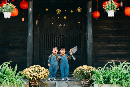 有关兄弟姐妹, 儿童, 可爱的的免费素材图片