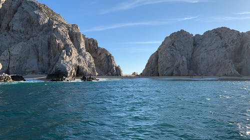 有关岩层, 日光, 海岸线的免费素材图片