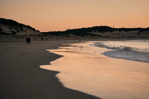 有关一英里海滩, 假期, 剪影的免费素材图片