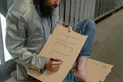 有关乞丐, 伸出援手, 伤心的免费素材图片