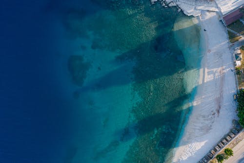 有关俯视图, 土耳其蓝, 海的免费素材图片