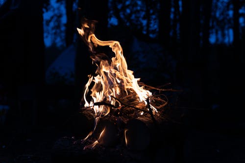 有关大火, 易燃的, 晚上的免费素材图片
