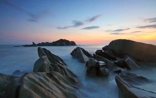 日落海景 · 免费素材图片