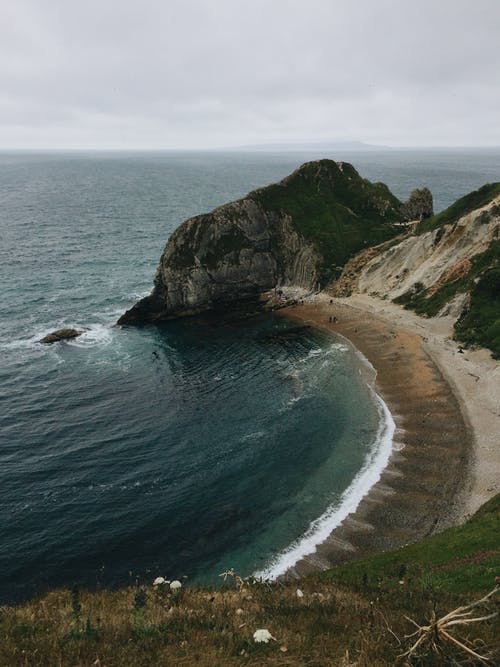 海滩鸟瞰图 · 免费素材图片