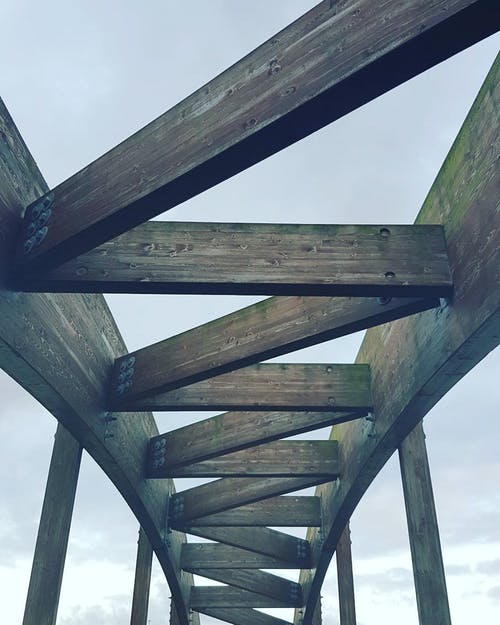 棕色木桥 · 免费素材图片