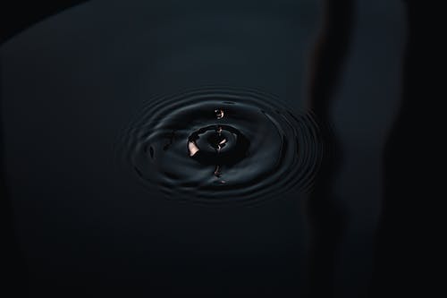 灰度摄影中的水滴 · 免费素材图片