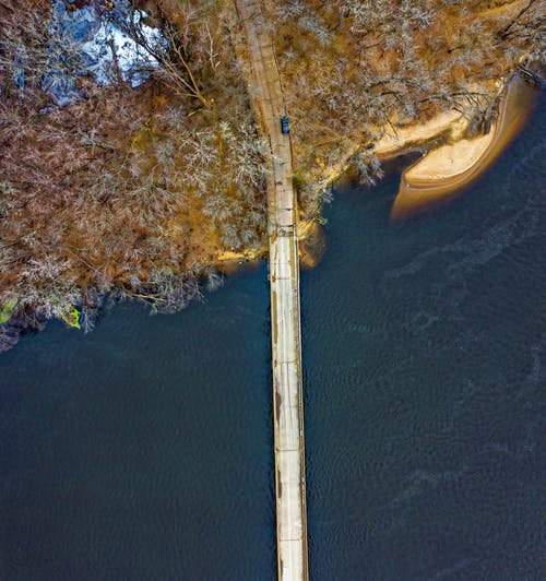 大桥鸟瞰图 · 免费素材图片