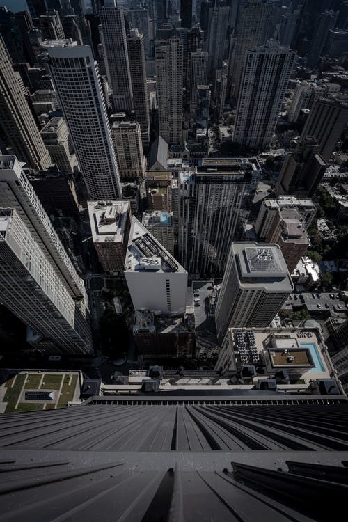 城市建筑的高角度照片 · 免费素材图片