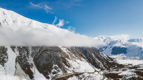 有关壯觀, 多雲的, 大雪覆盖的免费素材图片