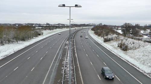 冬季公路 · 免费素材视频