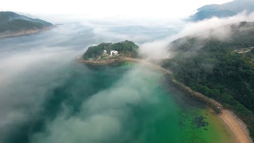 海岸线航拍 · 免费素材视频