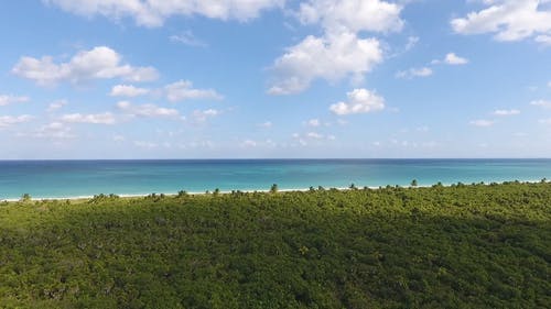 沿海地区的空中射击 · 免费素材视频