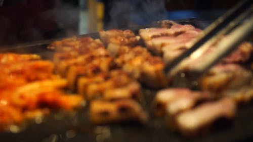 韩国烧烤 · 免费素材视频