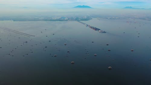 空中射击的海洋 · 免费素材视频