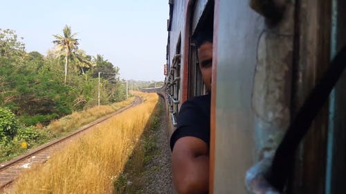 乘火车旅行的人 · 免费素材视频