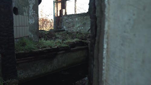 废墟中的房子 · 免费素材视频