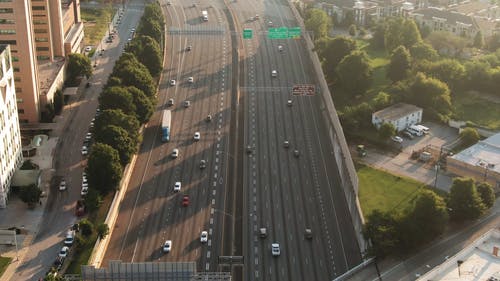 多车道高架公路 · 免费素材视频