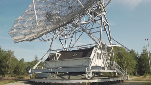 研究中心天文学中的射电望远镜 · 免费素材视频