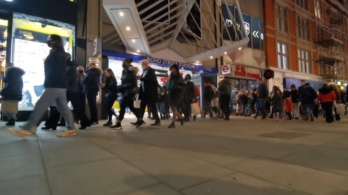 有关人,人行道,伦敦市中心的免费素材视频