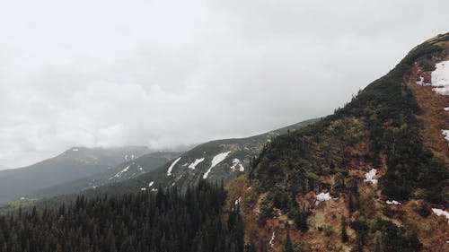 有关下雪的, 天性, 山的免费素材视频