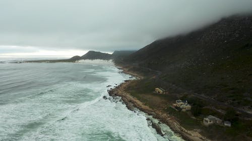 有关大雾天, 招手, 海岸的免费素材视频