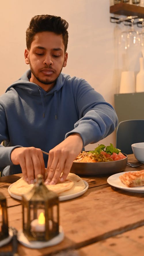 有关人, 健康饮食, 吃的免费素材视频