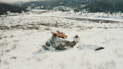 有关下雪的, 全景, 冬季景观的免费素材视频