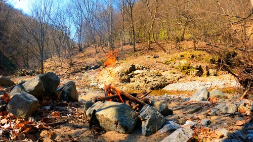 有关大火,天性,岩石的免费素材视频
