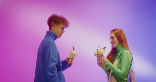 有关一代, 一对, 冰淇淋甜筒的免费素材视频
