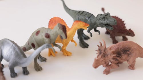 有关动物玩具, 恐龙, 特写的免费素材视频