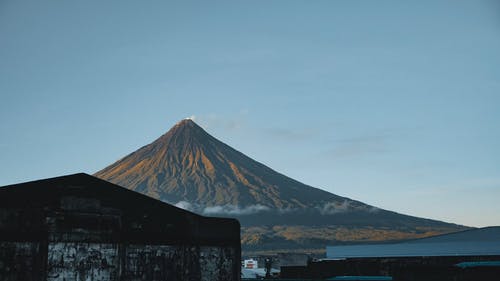 有关优美的风景, 延时摄影, 成层火山的免费素材视频